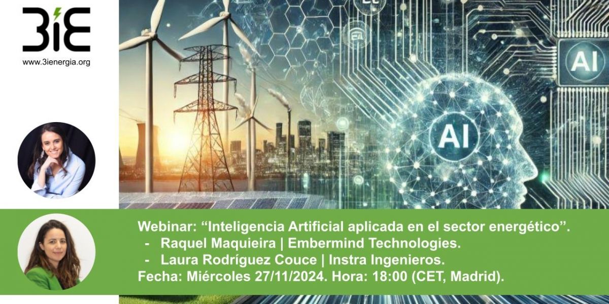 WEBINAR: INTELIGENCIA ARTIFICIAL aplicada en el SECTOR ENERGÉTICO