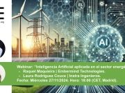WEBINAR: INTELIGENCIA ARTIFICIAL aplicada en el SECTOR ENERGÉTICO