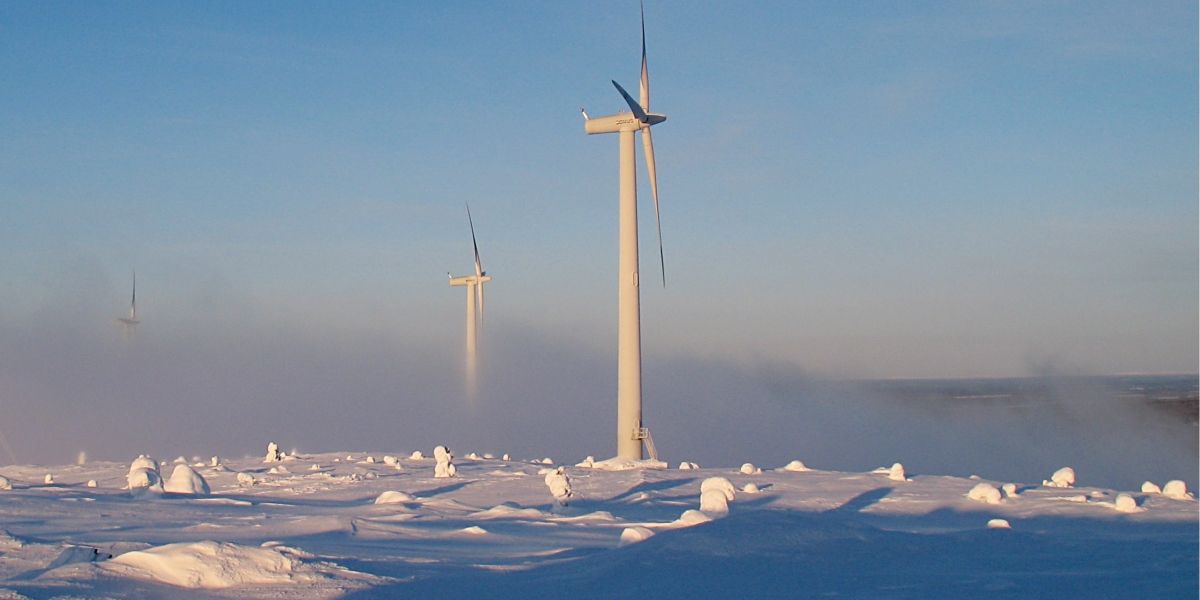 Wind farm cold weather